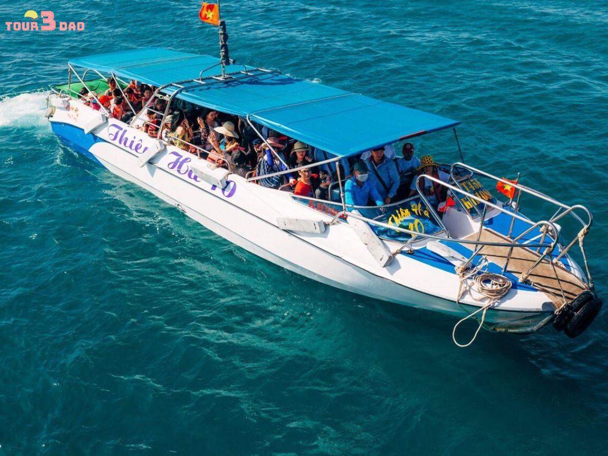 kinh nghiệm thuê cano đi 3 đảo nha trang