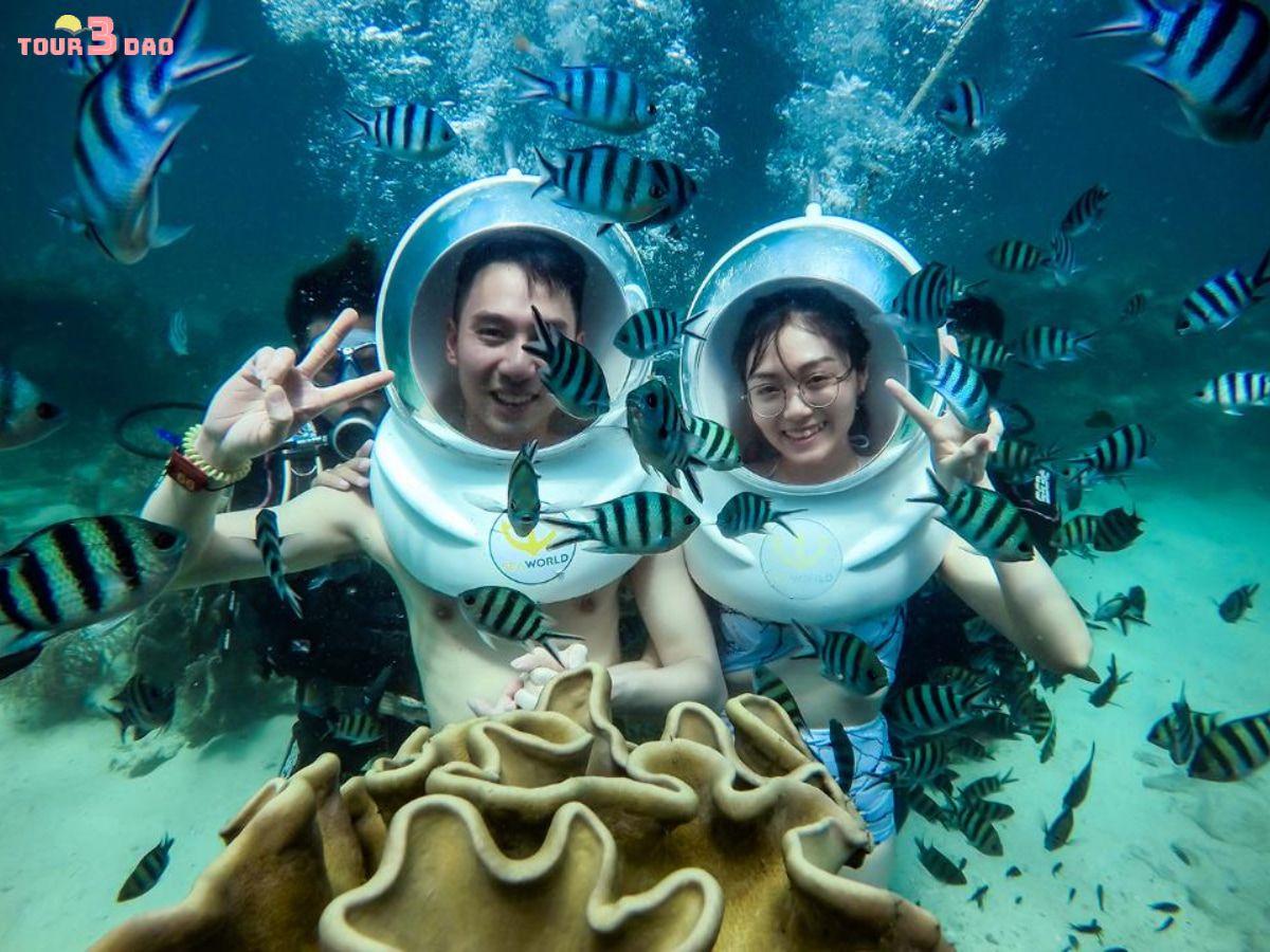 tour đi bộ dưới biển nha trang